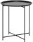 Outsunny Beistelltisch klappbar Gartentisch Ø46 x 50 cm Rund wetterfest Balkontisch mit klappbar Tischbeine Campingtisch Klapptisch Kaffeetisch für Wohnzimmer Büro Outdoor Indoor Schwarz