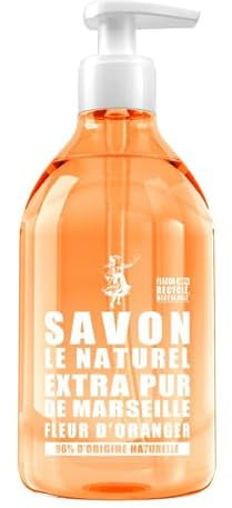 Savon Le Naturel Extra Pur de Marseille Fleur d'Oranger 500ml