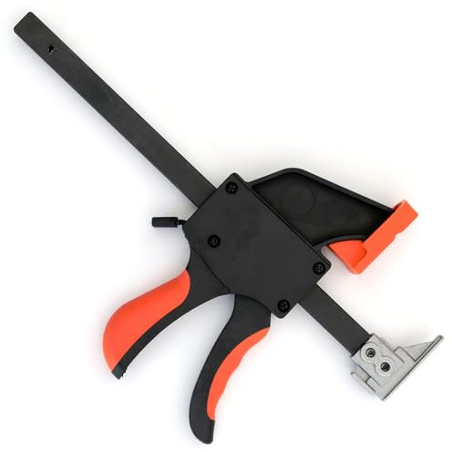 Quick Track Clamp for Bosch Woodworking Rail 160mm x 60mm Heavy Duty TPR Rubber Pads Ergonomic Handle