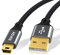 AGVEE 5ft Mini USB Cable Replacement Charger Charging Cable Cord for Leapfrog Kids Tablet, LeapPad 3 / Platinum/Ultra Xdi/Ultra Kids, LeapReader Pen, OneTouch Verio IQ, Dark Gray