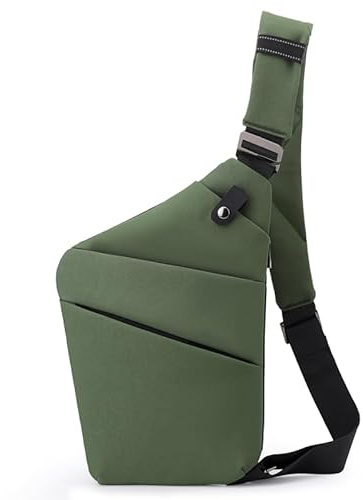 BIRDDIE Anti Theft Travel Bag, One Shoulder Large Capacity Cross-body Bag | Chest Fashion Lightweight Sling Bags for Travel Sports