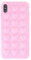 DMaos für iPhone XS Max Hülle für Frauen, 3D Pop Blase Herz Niedlich Gel Cover, Nette Girly für iPhoneXs Max 6,5 Zoll - Pink