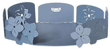 ARTI E MESTIERI Porta Piatti con Design Floreale Fior di Loto Azzurro