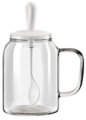 Bocaux à Condiments avec cuillères, Pot epices boîte d'assaisonnement pour Herbes, Sel, Poivre, sucre, 380ml blanc