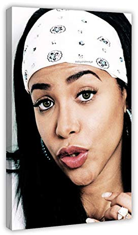R&B Sänger Schauspieler Aaliyah 5 Leinwand-Kunst-Poster und Wandkunstdruck, modernes Familienschlafzimmerdekor, Poster 60 x 90 cm, Rahmen