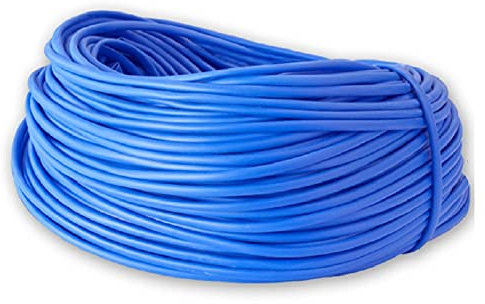 Ali's DIY Electrical PVC Blue Brown Earth Sleeving - 2mm, 3mm, 4mm - Full Rolls and Various Cut Lengths Available (1 Metre, Blue 2mm)