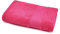 Bassetti - Telo Doccia grande 100x150 | Telo Bagno Grande in Spugna di Cotone 430 gr/m² | Morbido Asciugamano Doccia Tinta Unita - Fucsia K1