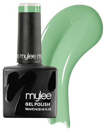 MYLEE Esmalte de Uñas en Gel Semipermanente 10 ml [Pistachio ] UV/LED Nail Art Manicure Pedicure para Uso Profesional y Doméstico - Larga Duración y Fácil de Aplicar