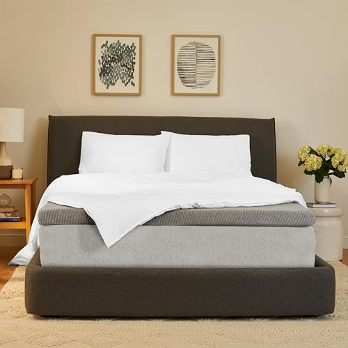 Casper Sleep Comfy Matratzenauflage, 7,6 cm, Twin XL, Grau