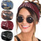 LIHELEI Stirnband Damen Breite, Boho Knot Haarband für Damen Yoga Sport Haarbänder, Elastische Haarschmuck Turbane-4 Stück