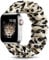 DigiHero Compatible for Apple Watch Straps Scrunchie 38mm 40mm 41mm 42 mm 44mm 45mm,Soft Printed Elastic Solo Loop Straps Women Compatible with iwatch Series 8/7/6/5/4/3/2/SE,Leopard A