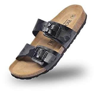 BOnova Hilden Damen Sandale und Hausschuh. Zeitlose Damensandale. Auch als Hausschuh EIN echter Hingucker. In 6 Farben und Größe 36-42 EU.