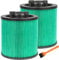 DXVC6914 HEPA High Efficiency Cartridge Filter Fit for Dewalt Regular 6-16 Gallon Wet/Dry Vacuum Cleaners 2PCS