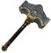 FAOLONE Halloween Prop Cosplay Hammer,God War Hammers Leviathan Kratos Axes Role Play Birthday Gifts, Hammer, 48*26*10cm