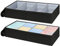 JUPELI Underbed Storage, 2 Pack Large Under Bed storage boxes with Lids & Adjustable Dividers, Under Bed Storage Organiser Drawer Containers for Clothes Blankets Pillows Shoes