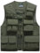 Wirltte Mens Vests Cargo Outdoor Work Safari Hunting Fishing Travel Photo Mesh Waistcoat Vest Gilet Multi Pockets Army Green XL