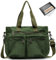 Tokeya Handtasche Damen, Cord Umhängetasche Damen Mittelgroß Tote Bag Tasche mit Mehrere Taschenfach, Kord Crossbody Bag Frauen Shopper Schultertasche Damen für Arbeit Büro Reisen Einkaufen, Grün