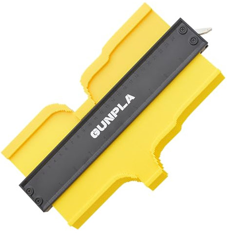 Gunpla Replicatore di Contorno 25cm/10 Espandibile,Calibro per Profili Strumento per Misurazione Precisa di Forme Irregolari, Sagomatore Piastrelle, Profilometro Attrezzi Pavimento