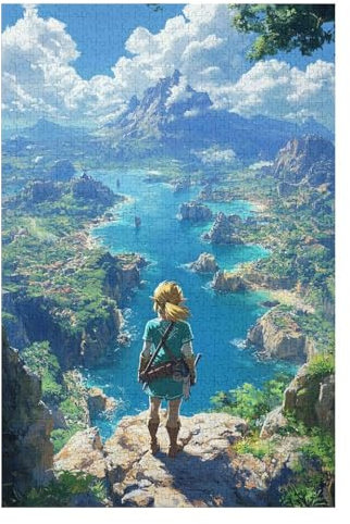 Jigsaw Puzzle| The Legend of Zelda |1000 Piece Jigsaw Puzzle Game for Adults and Kids(26 * 38cm)