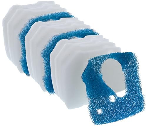 VIALIA Aquarium-Wasserfilter BigPack Set 9, 15 Wasserfilter kompatibel mit EHEIM Aquaball und Biopower, Filterpatronen