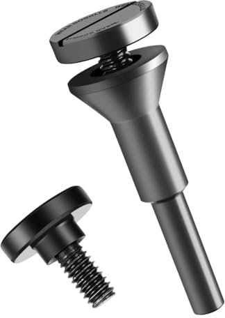 Surluoen Mandrino di Montaggio per Dischi da Taglio, 6mm, 10mm Foro Disco da Taglio, da per Smerigliatrice Angolare Utensile Rotante.