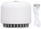Fictory Cat & Dog Massage Brush, Electric Scalp Massager, Relieves Tension, Portable Grooming Tool, Durable White Design, Battery Powered