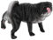 Supvox Realistische Pug Hund Figurine Dekoratives Hundemodell für Zuhause Büro Spielzimmer Handwerkskunst Gartenornament