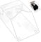 Doorbell Cover, Waterproof Transparent Ring Doorbell Cover, Easy to Install Door Bell Button Protective Guard with Double-Sided Adhesive Tape, Door Bell