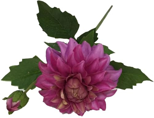 artplants.de Künstliche Dahlie WERNYT, violett, 45cm - Kunstblume Georgine