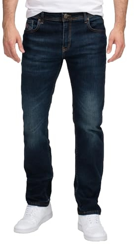 Lorenzo Loren Jeans Herren Hose Regular Fit Denim LL-4022 Blau W42 L32