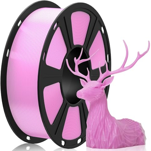 GEEETECH PETG Filament, PETG Filament Rosa, 1,75 mm, 1 kg für 3D Drucker