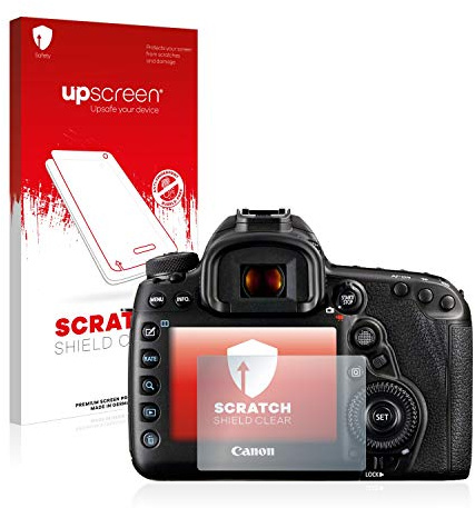 upscreen Schutzfolie für Canon EOS 5D Mark IV | Transparenter Displayschutz Made in Germany Kristall-Klar Kratzschutz Anti-Fingerprint