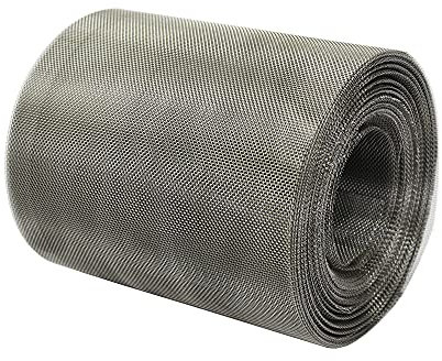 1mm Hole Rodent Mesh - Stainless Steel Wire Mesh Roll to Block Rats and Mice - 10m x 100mm Roll Rat Mesh for Blocking Vents, Airbricks, Cracks, by The Mesh Company