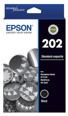 Epson C13T02N192 Tintenpatrone für XP-5100 WF-2860, Standardkapazität, Schwarz, Einzelpackung
