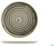 Saturnia Assiette à pizza/dessous de plat modèle Circus 33 cm ton noir, lavable au lave-vaisselle, design moderne et élégant, couleur allumée pour votre table