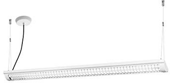 LEDVANCE LED Büro-Lichtleiste, Leuchte für Innenanwendungen, Kaltweiß, Klick-Dim über Wandschalter, Länge: 120 cm, LED Office Line Grid