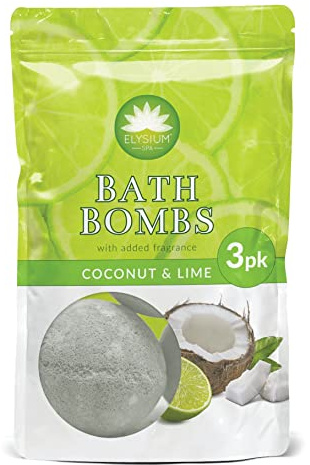 Elysium Spa Coconut & Lime Triple Bath Bombs Pack