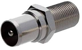 Cabelcon IECM-FF-HQ Adapter F-Buchse - IEC-Stecker (Antennenstecker)