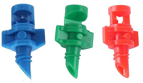 150 Pz Atomizzante Giardino Spruzzatore Spruzzatore 90/180/360 Gradi Micro Giardino Prato Acqua Nebbia Ugello Nebbia Irrigatore Sistema di Irrigazione Acqua Ugello per Patio Outdoor