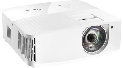 Optoma Proiettore UHD35STx a ottica corta 4K UHD per giochi e intrattenimento domestico | 3.600 lumen per la visualizzazione delle luci | Frequenza di aggiornamento 240Hz e tempo di risposta ultra