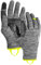ORTOVOX Fleece Light Glove M - Leichter Fleece-Handschuh mit Smart-Finger und Leder-Handinnenseite für Skitouren - GRAU - Herren - L