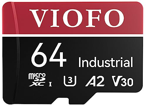 VIOFO 64GB High Speed MLC Micro SD U3 Memory Card with Adapter Support Ultra HD 4K Video Recording