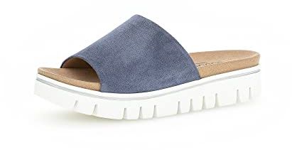 Gabor Damen Pantoletten, Frauen Slipper,Moderate Mehrweite (G),Mules,Gartenschuhe,Sommerschuhe,sommerclogs,Hauschuhe,Jeans,41 EU / 7.5 UK