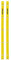 Santa Cruz Monopatin Skate Skateboard Rails Slimeline Gelb