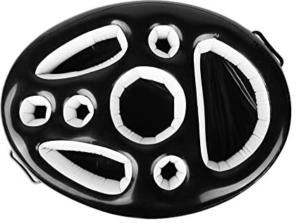 Whisverse Inflatable Floating Drink Holder Float Beer Drinking Bar Tray Capacity Drink Float for Pools & Hot Tub