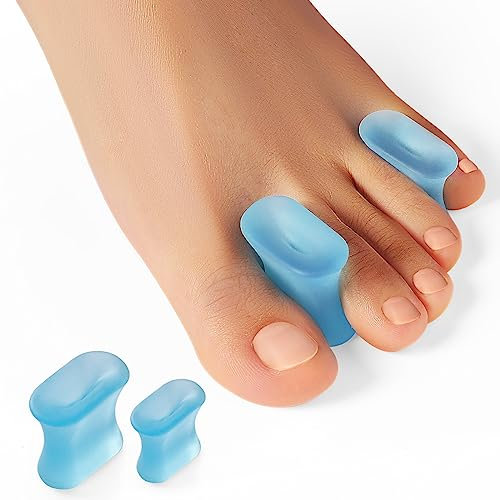 Welnove Zehentrenner, 12er Pack Silikon Zehentrenner, Ballenpads zur Begradigung von überstehenden Zehen, Ballen, Schwielen - Ballenhilfe für Männer und Frauen
