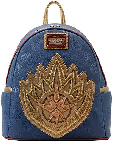 Loungefly Unisex-Erwachsene Backpack Standard Marvel Guardians of The Galaxy 3 Ravager Badge Mini Rucksack, Mehrfarbig/Meereswellen (Ocean Tides), One Size