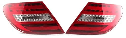 LAXTO Auto Rücklicht für Benz W204 C300 C180 C200 2008 2009 2010,LED Bremslicht Rückfahrlicht Positionslicht Turn Rücklichter Lauflicht Zubehör