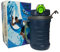 DANCAR-SR - Botella termica 2 litros - Botella de agua para gimnasio con pajita y cierre higiénico antigoteo - Garrafa termica de polipropileno libre de BPA .(AZUL MARINO)