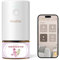 SenseFlow Essential Oil Diffuser Waterless Ultrasonic Wi-Fi SF101S - 100% Plant-Based, LED Light, Adjustable Modes, 100㎡ Covers, 120-Day Scent - Air Freshener & Aromatherapy - Orchid Breeze Air Fresh